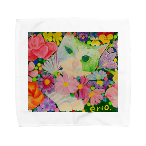 えりおの手描き絵グッズ♪ Towel Handkerchief