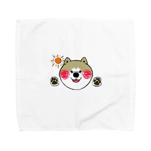 おはよう秋田犬アキラくん Towel Handkerchief