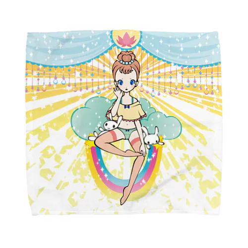 みろく像 Towel Handkerchief