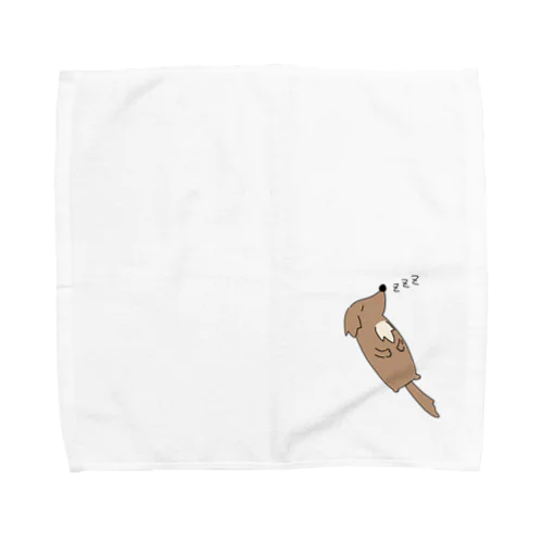 のんびりだっくすふんど お昼寝 Towel Handkerchief
