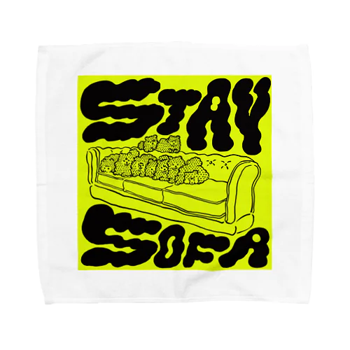 STAY SOFA(yellow) Towel Handkerchief