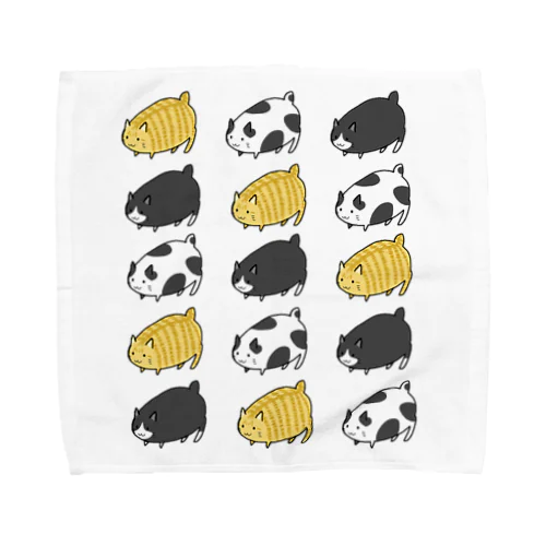 デブ猫 Towel Handkerchief