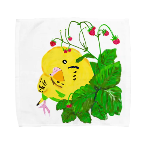 野いちごといんこ。 Towel Handkerchief
