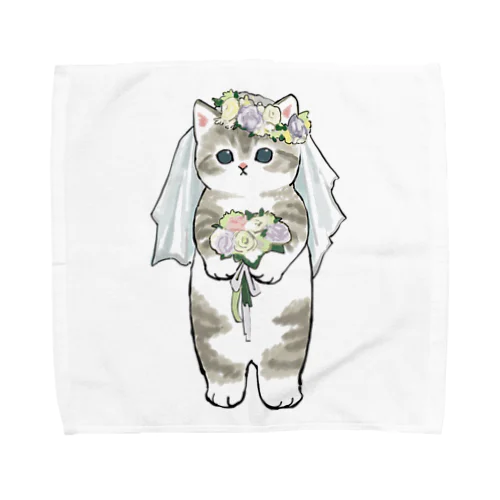 花嫁にゃん Towel Handkerchief