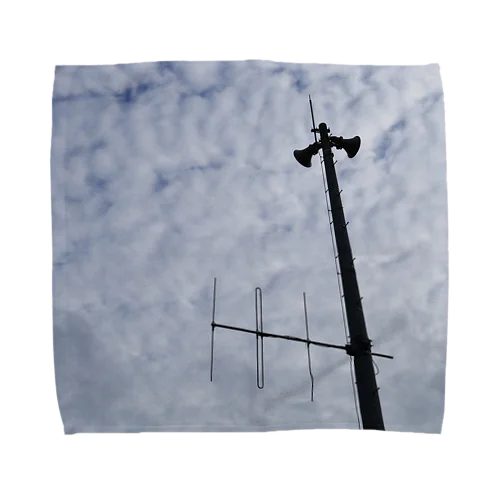 ウロコ雲の写真 Towel Handkerchief