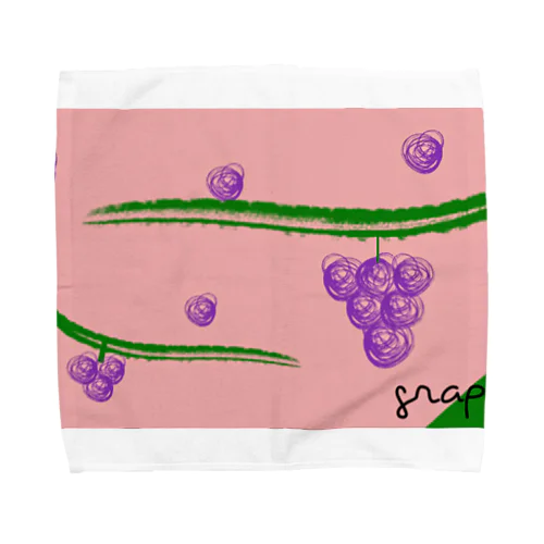 ころころぶどう Towel Handkerchief