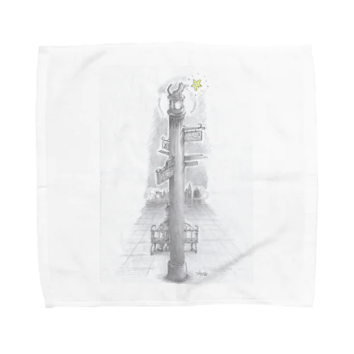 夜のひととき Towel Handkerchief