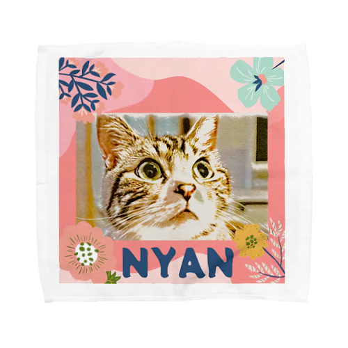 ニャン Towel Handkerchief