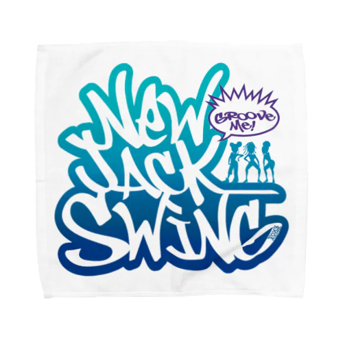New Jack Swing blue  Towel Handkerchief