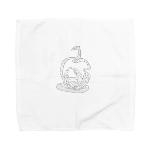 ひとからりんご Towel Handkerchief