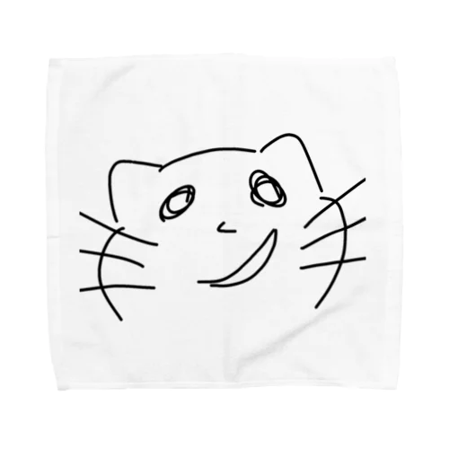 目まぐるしい猫 Towel Handkerchief