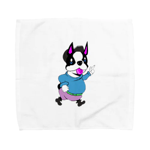 赤ちゃんブルドック Towel Handkerchief