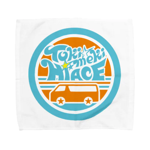 ときめきTオレンジブルーロゴ Towel Handkerchief