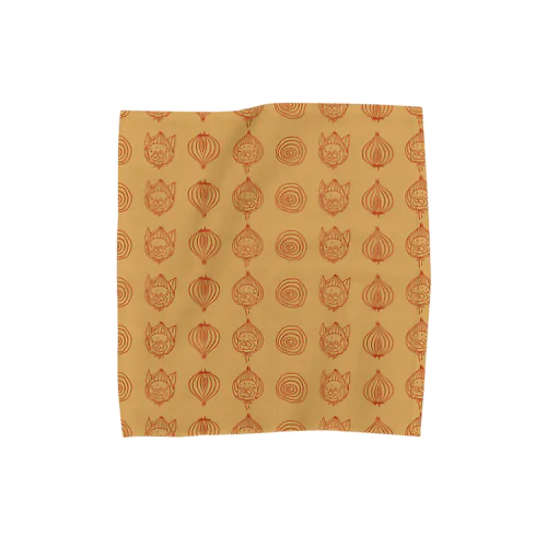 HAPPY BUHI LIFE ブヒたまねぎ　タオルハンカチ Towel Handkerchief