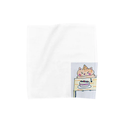 猫のお誕生日 Towel Handkerchief