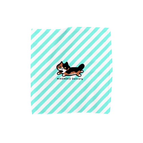 ミケネコ便 Towel Handkerchief