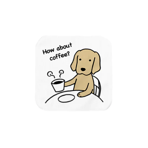 how about coffee 2 Towel Handkerchief