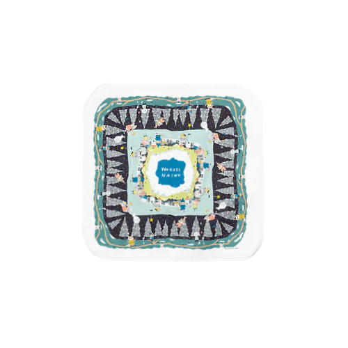 スコホ雪山サンタ Towel Handkerchief