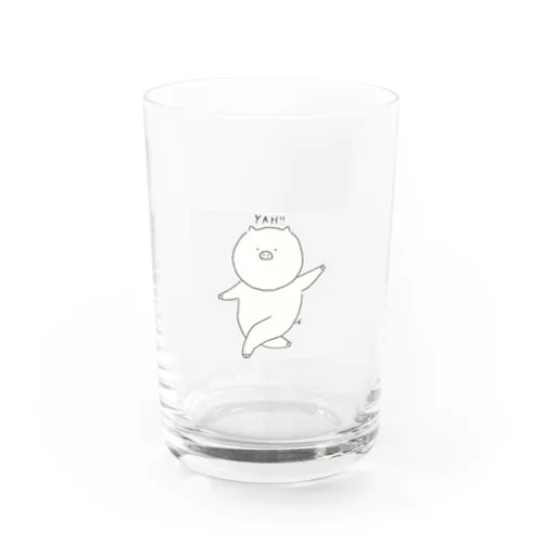 ぶたちゃんYAH！ Water Glass