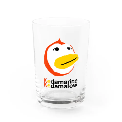 夕陽に染まるペンギン Water Glass