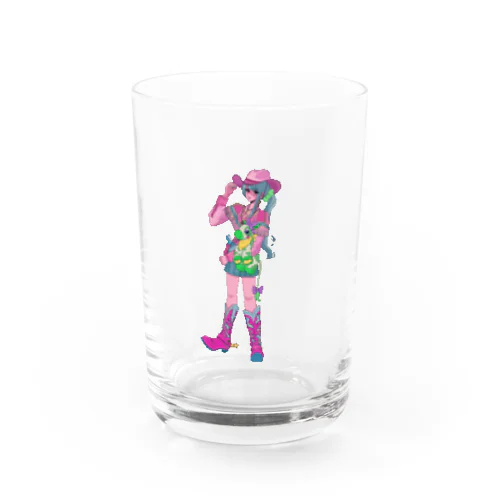 カウガール Water Glass