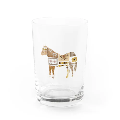 pattern horse B Water Glass