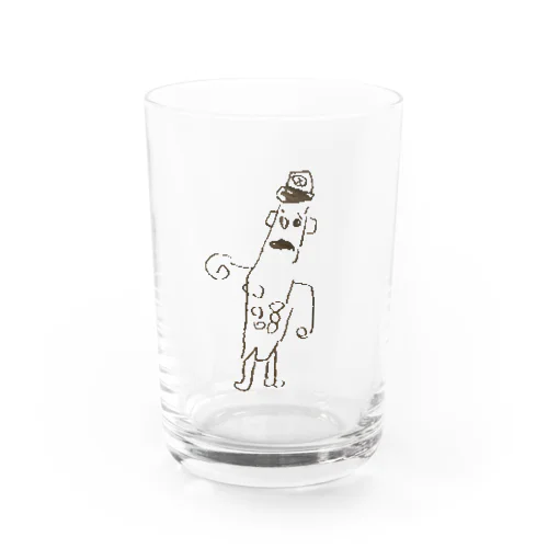 えきちょうさん Water Glass