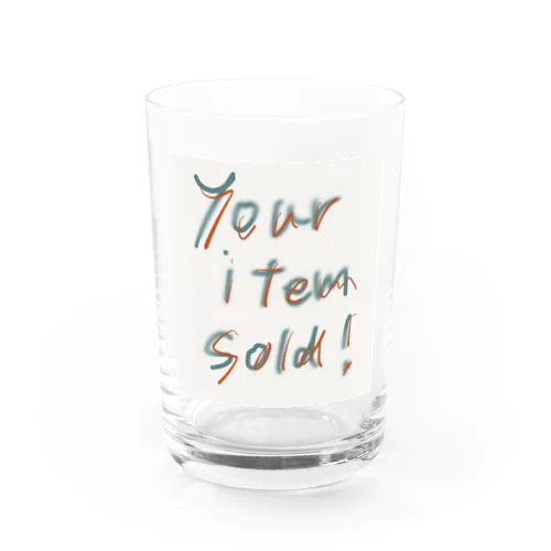 your item sold! Water Glass