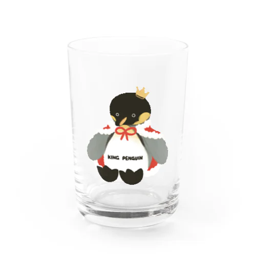 おうさまペンギンのぬいぐるみ Water Glass