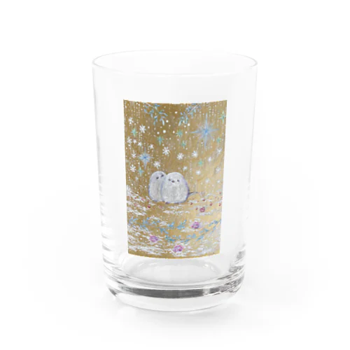 シマエナガの冬 Water Glass