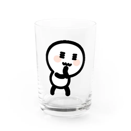 かんがえる でべちゃん Water Glass