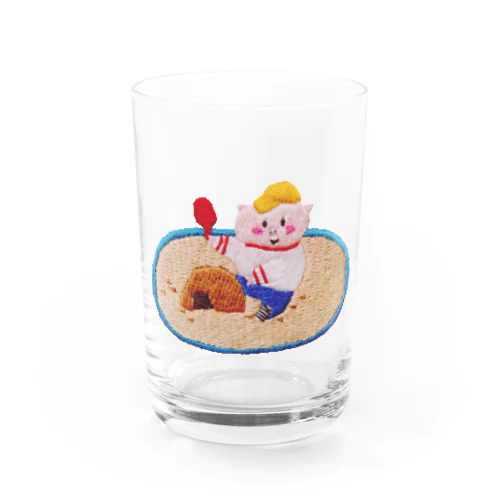 春福のお砂場遊びのぶたくん Water Glass