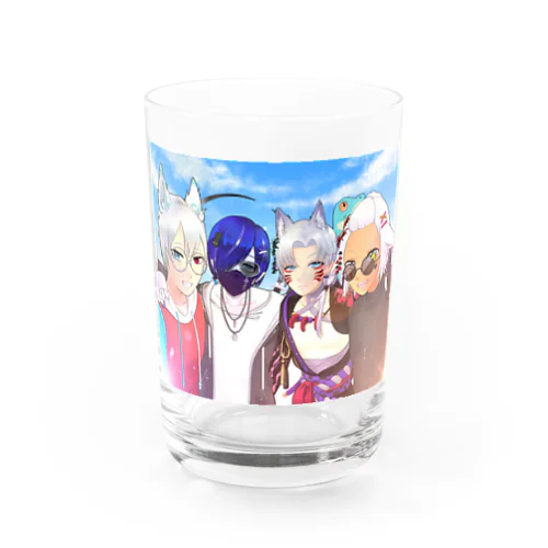 Vちゃん4人組 Water Glass