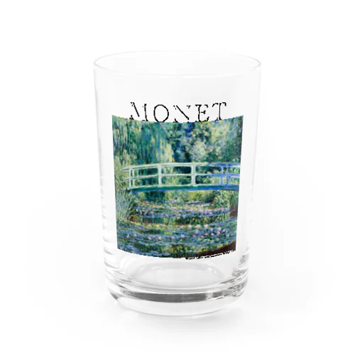 モネ　睡蓮の池と日本の橋　Claude Monet　 Water Glass