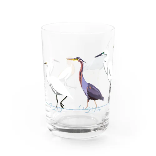 集団サギ(ドリンクウェア用) Water Glass