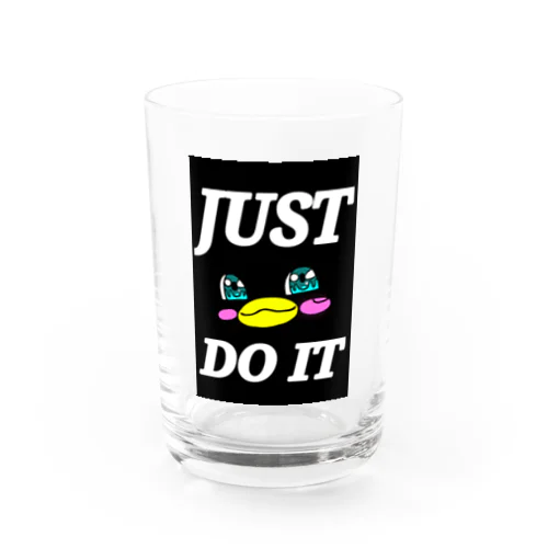 かわちぃ黒い鳥 Water Glass