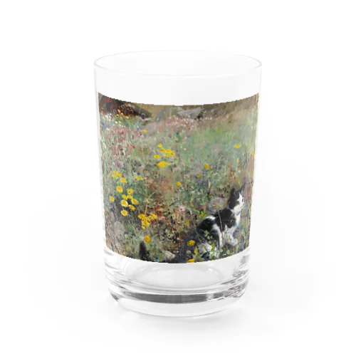 ブルーノ・リリエフォッシュ  《花壇の猫》 Water Glass