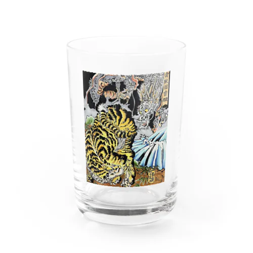 龍ちゃんと虎ちゃん Water Glass
