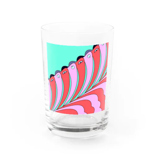 カラフラミンゴ Water Glass