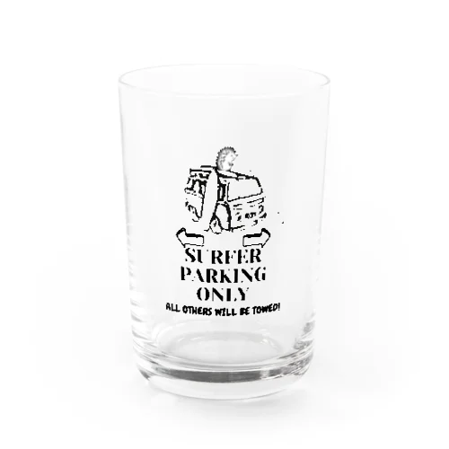サーファーパーキングオンリー Water Glass