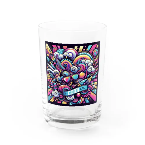 cool chemical Water Glass