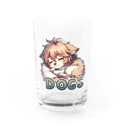 犬のサンワさん Water Glass