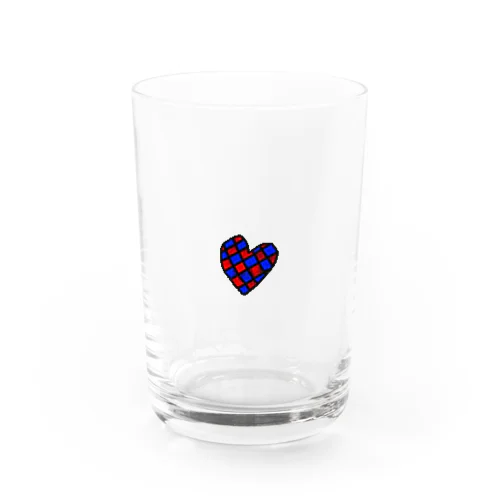 チェックハート Water Glass