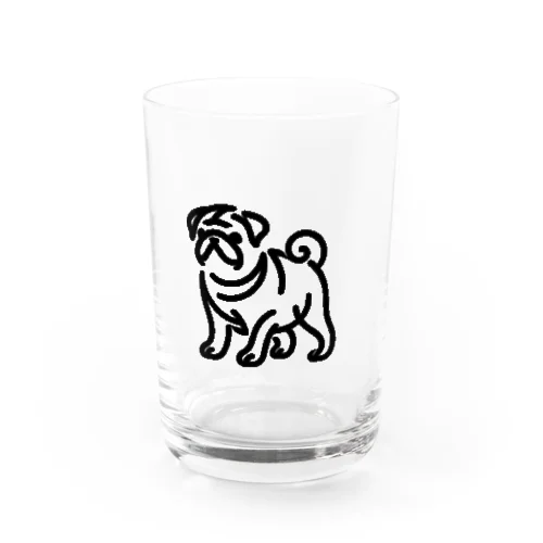 パグ Water Glass