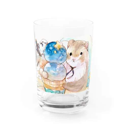夏空アイス Water Glass