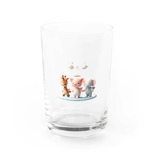 Cute Pig Angel "PoPo"   SN013 Water Glass