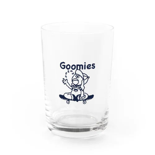 グミとスケートボードが大好き「グーミーちゃん」　BLUE Water Glass