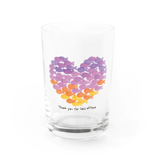 おさかなハート Water Glass