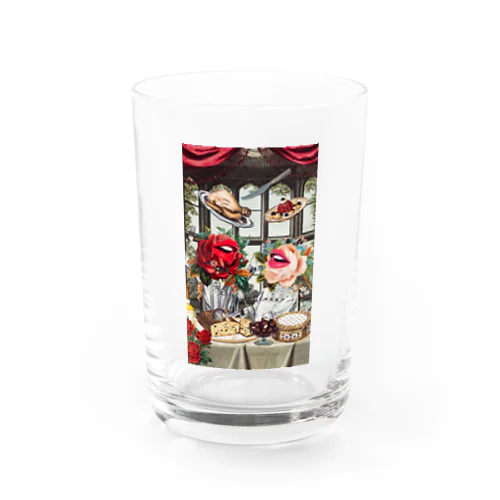 薔薇のランチ Water Glass