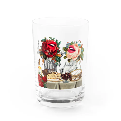 薔薇のランチ Water Glass